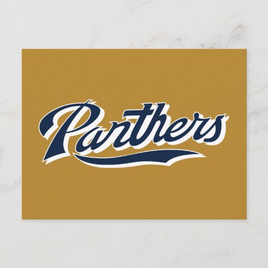 FIU Panthersスクリプト インビテーションポストカード (正面)