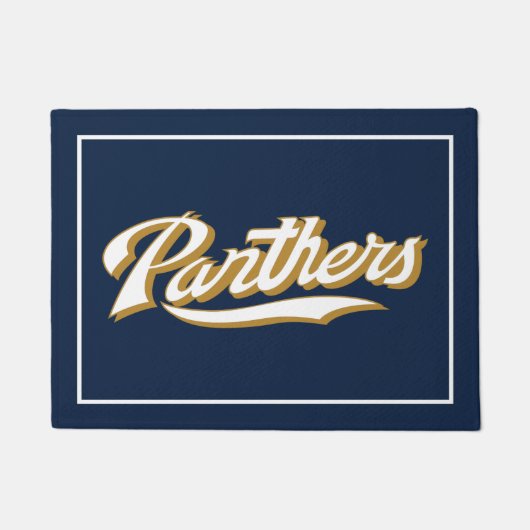 FIU Panthersスクリプト ドアマット (正面)