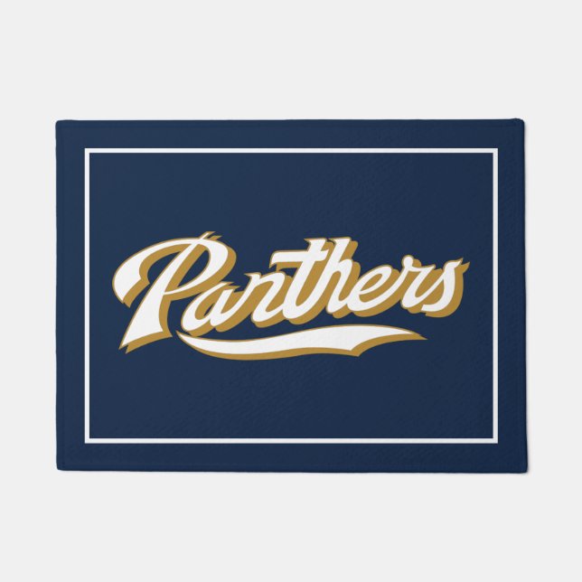 FIU Panthersスクリプト ドアマット (正面)
