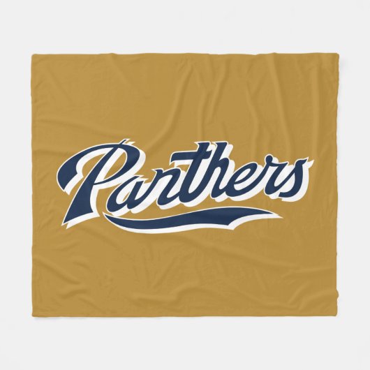 FIU Panthersスクリプト フリースブランケット (正面(横))