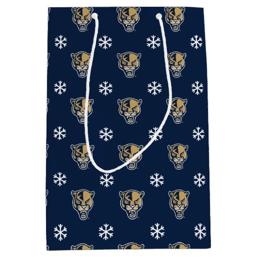 FIU Panthers – クリスマス ミディアムペーパーバッグ (正面)
