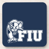 FIU Panthers – ホワイトロゴ コースター (正面)