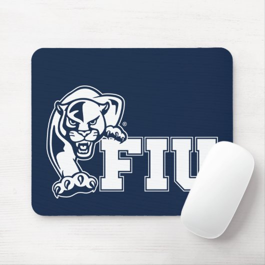 FIU Panthers – ホワイトロゴ マウスパッド (マウス)