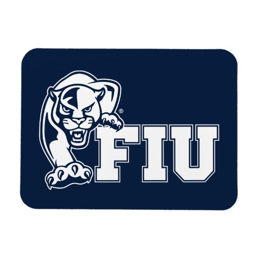 FIU Panthers – ホワイトロゴ マグネット (横)