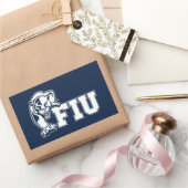 FIU Panthers – ホワイトロゴ 長方形シール (ギフト)