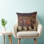 Fiumana (人間の潮) 1895-96年(キャンバスの油) クッション (椅子)