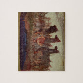 Fiumana (人間の潮) 1895-96年(キャンバスの油) ジグソーパズル (縦)