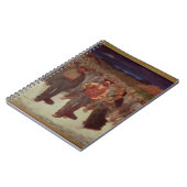 Fiumana (人間の潮) 1895-96年(キャンバスの油) ノートブック (左側)