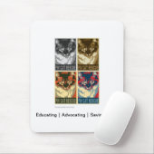 FIV猫の救助 マウスパッド (マウス)