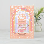 FIVEはVibeデイジーGroovy第5誕生日 招待状 (スタンド正面)