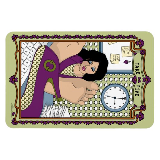 Five_A_4x6冷蔵庫 マグネット (横)