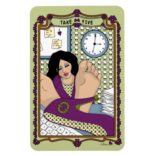 Five_A_4x6冷蔵庫 マグネット (縦)