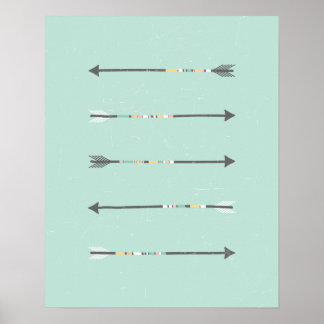 Five Arrows Wall Art ポスター