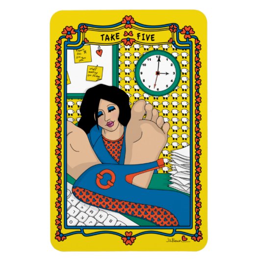 Five_B_4x6冷蔵庫 マグネット (縦)