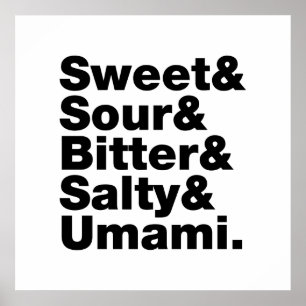 Five Basic Tastes ポスター