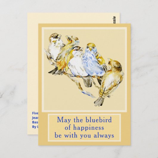 Five Birds Anytime Card ポストカード (正面/裏面)