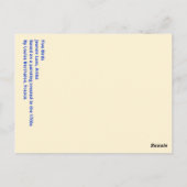 Five Birds Anytime Card ポストカード (裏面)