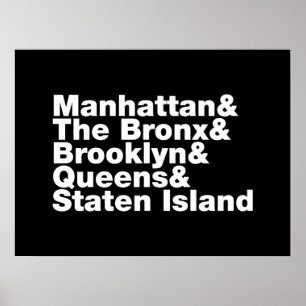 Five Boroughs ~ New York City ポスター