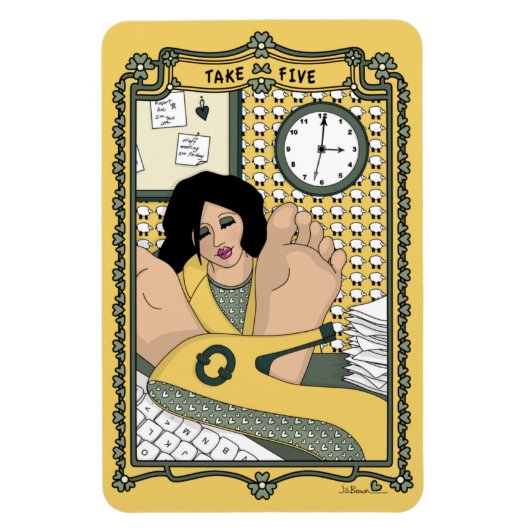 Five_C_4x6冷蔵庫 マグネット (縦)