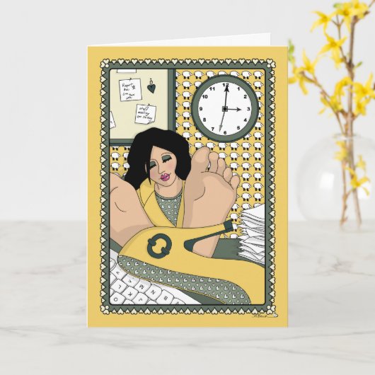 Five_C_Greeting カード (黄色い花)