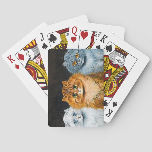 Five Cats by Louis Wain トランプ (裏面)