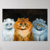 Five Cats by Louis Wain ポスター (正面)
