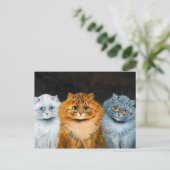 Five Cats by Louis Wain ポストカード (スタンド正面)