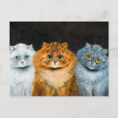 Five Cats by Louis Wain ポストカード (正面)