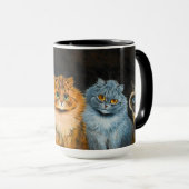 Five Cats by Louis Wain マグカップ (正面右)