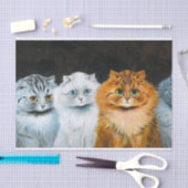 Five Cats by Louis Wain 薄葉紙 (クラフト)