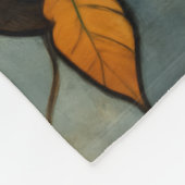 Five Cats on a Tree Branch Stained Glass Style フリースブランケット (角)