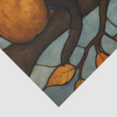 Five Cats on a Tree Branch Stained Glass Style 薄葉紙 (詳細)