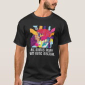 Five Drinks Away From Bisexual Rainbow Bisexuality Tシャツ (正面)