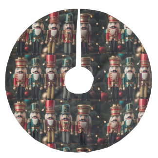 Five festive Christmas nutcrackers  ブラッシュドポリエステルツリースカート