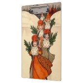 Five Girls With Furry Muffs - Florence Hardy クリップボード (左)