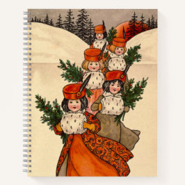 Five Girls With Furry Muffs - Florence Hardy ノートブック