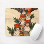 Five Girls With Furry Muffs - Florence Hardy マウスパッド (マウス)