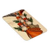 Five Girls With Furry Muffs - Florence Hardy マグネット (右側)