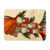 Five Girls With Furry Muffs - Florence Hardy マグネット (横)