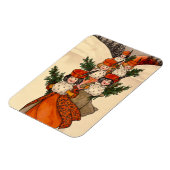 Five Girls With Furry Muffs - Florence Hardy マグネット (左側)