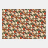 Five Girls With Furry Muffs - Florence Hardy ラッピングペーパーシート (正面)