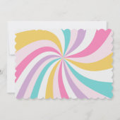 Five is a Vibe Groovy誕生日フォト招待状 招待状 (裏面)