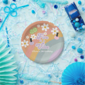 Five is a vibe Spa Rainbow 5歳の誕生日おめでとう ペーパープレート (パーティー)