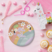 Five is a vibe Spa Rainbow 5歳の誕生日おめでとう ペーパープレート (パーティー)