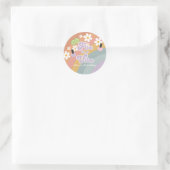 Five is a vibe Spa Rainbow 5歳の誕生日おめでとう ラウンドシール (バッグ)