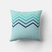 Five Large Chevron Stripes Pillow クッション (裏面)