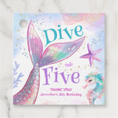 Five Mermaid 5誕生日に飛び込む フェイバータグ (正面)