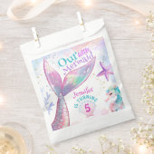 Five Mermaid 5誕生日に飛び込む フェイバーバッグ (クリップ留めされた状態)