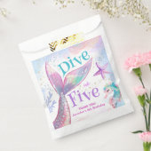 Five Mermaid 5誕生日に飛び込む フェイバーバッグ (封をした状態)