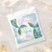 Five Mermaid Girlsに飛び込む5誕生日 フェイバーバッグ (クリップ留めされた状態)